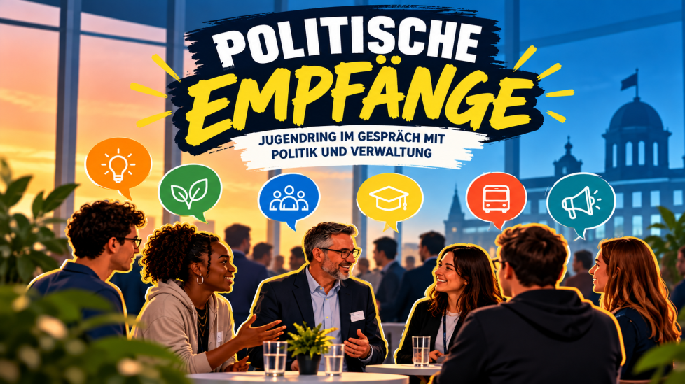Banner Politischer Empfang rechteckig